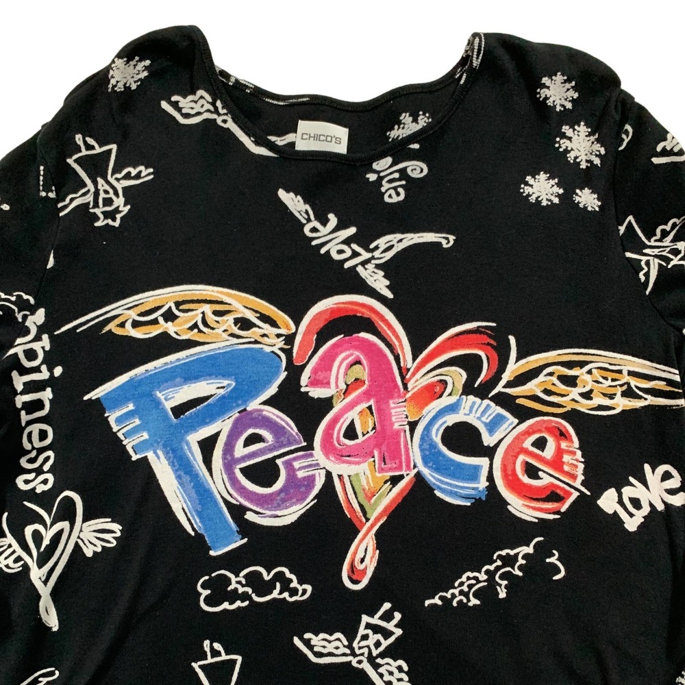 Eric Chico’s Graphic Long Sleeve Tshirt Size 16 (A7) - Picture 2 of 4